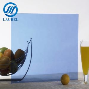 Оцветено киселинно гравирано стъкло